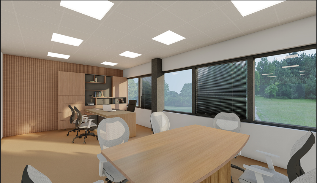 Interior visualization living room